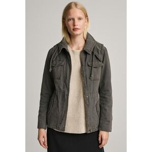Hei Hei Women's Utility Jacket with Lace Back Detail Size Small